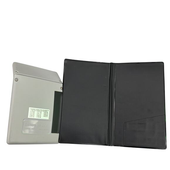 Canon TS-84H Dual Power Tilt Display Electronic Calculator with Case - Picture 2 of 5